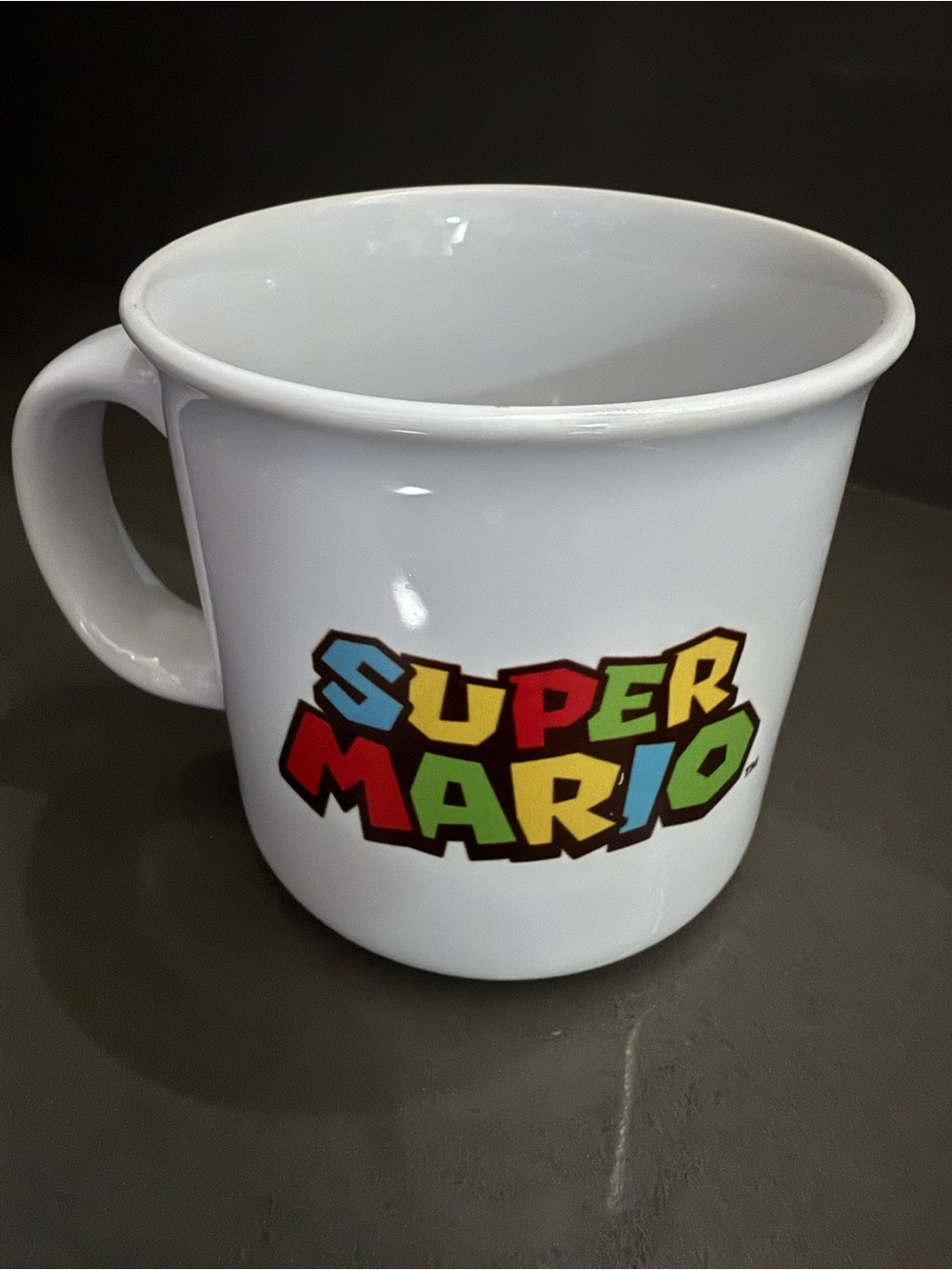 Nintendo Super Mario Yoshi White Mug with Multicolor Logo